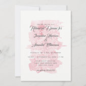 Repetitie Diner Modern Eenvoudige Waterverf Wash Kaart (Voorkant)