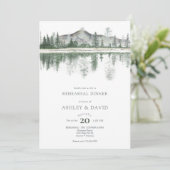 repetitie diner | Rustieke bergen Kaart (Staand voorkant)