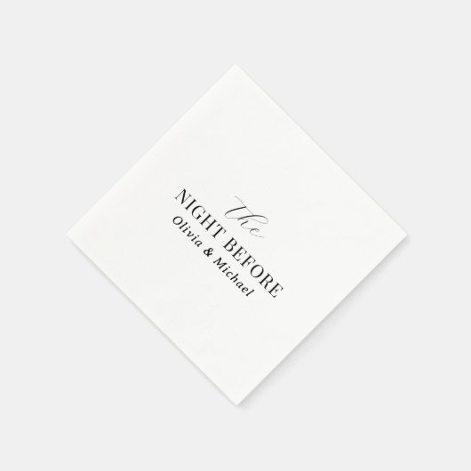 Repetitie Diner servetten de avond voor servetten (Hoek)