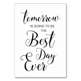 Repetitie Diner Tekenen - morgen zal zijn... Kaart