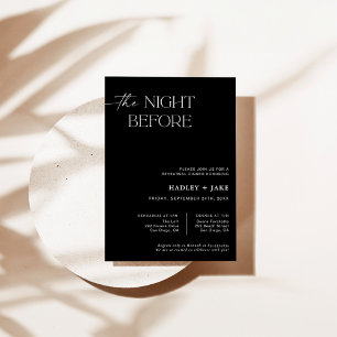 repetitie diner uitnodigen   De avond ervoor Kaart