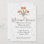 Repetitie Diner Uitnodiging  Bloem (Voorkant)