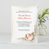  repetitie diner uitnodigingen (Staand voorkant)