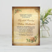 repetitie diner uitnodigingen (Staand voorkant)