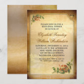 repetitie diner uitnodigingen (Voorkant / Achterkant)