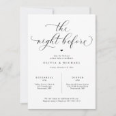 Repetitie Diner Uitnodigingen voor Wedding Repetit (Voorkant)