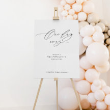 Repetitie Diner Welkomstbord met kalligrafie