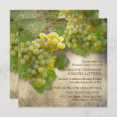 Repetitie Diner Wijn Land Chardonnay Druiven Kaart (Voorkant / Achterkant)