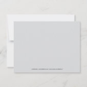 Repetitie Diner - Wild Flowers & Mason Jar Kaart (Achterkant)