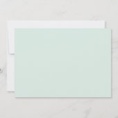 Repetitie Diner - Wild Flowers & Mason Jar Kaart (Achterkant)