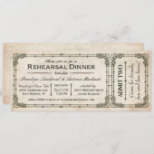  repetitie dinerkaartuitnodigingen i kaart (Voorkant / Achterkant)