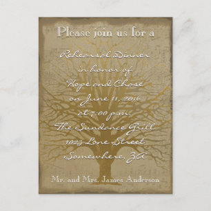 repetitie - Dinner Golden Oak - Boom Briefkaart