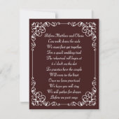   repetitie - Dinner Poem nodigt uit Kaart (Voorkant)