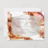 REPETITIE | Fluid Abstract Ink Herfstkleuren Kaart (Voorkant)