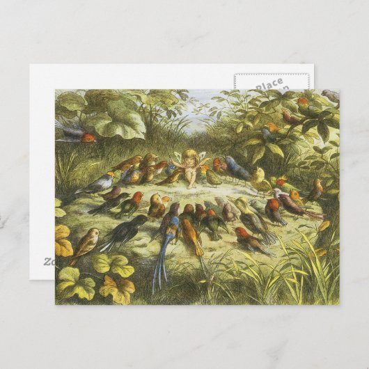 repetitie in het Briefkaart Fairyland door Richard (Voorkant / Achterkant)