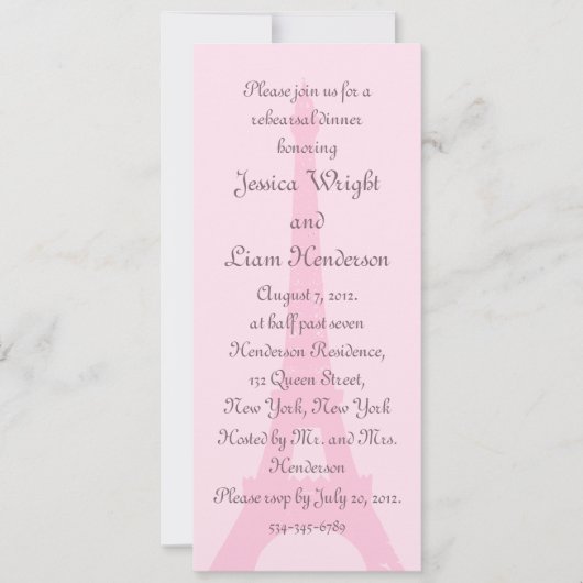 repetitie in Parijs Kaart (Voorkant)