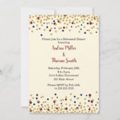 repetitie Innodiging Confetti Gold Blue Red Kaart (Voorkant)