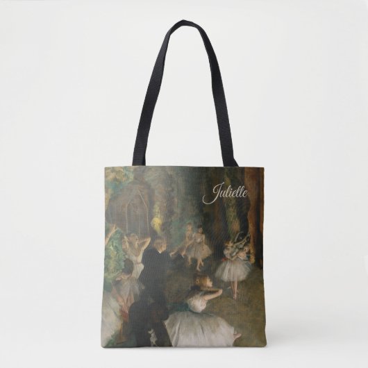 repetitie met balletpodium | Edgar Degas Impressio Tote Bag (Voorkant)