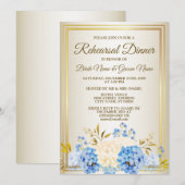 repetitie met gouden blauwe geel kaart (Voorkant / Achterkant)