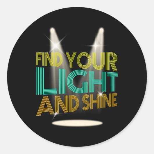 Repetitie Muzikaal Theater Thespian Actrice Theate Ronde Sticker (Voorkant)