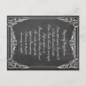 repetitie, ontvangst en rijrichting briefkaart (Achterkant)