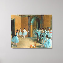 repetitie op de Foyer of the Opera La Rue Canvas Afdruk