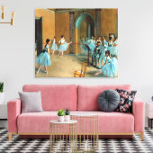 repetitie op de Foyer of the Opera La Rue Canvas Afdruk (Insitu (Woonkamer))