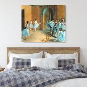 repetitie op de Foyer of the Opera La Rue Canvas Afdruk (Insitu (Slaapkamer))