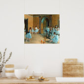 repetitie op de Foyer of the Opera La Rue Poster (Keuken)