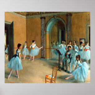 repetitie op de Foyer of the Opera La Rue Poster