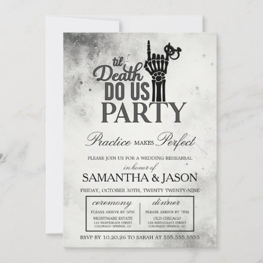 repetitie tot de dood kaart (Voorkant)