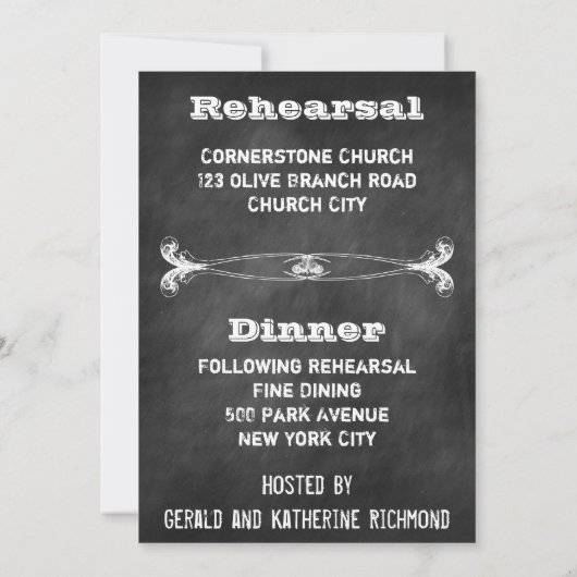  repetitie van Chalk Kaart (Achterkant)