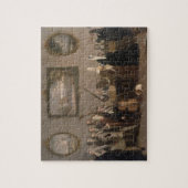 repetitie van een opera, c.1709 (olie op canvas) legpuzzel (Verticaal)