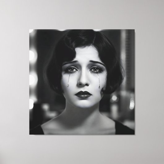 Repetitie van het lijden, jaren 1920 door Natasha Canvas Afdruk (Voorkant)