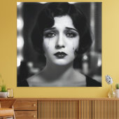 Repetitie van het lijden, jaren 1920 door Natasha Canvas Afdruk (Insitu (Woonkamer))