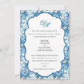 Repetitie van het Spun Sugar & Skydiver Blue-huwel Kaart (Voorkant)