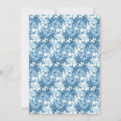 Repetitie van het Spun Sugar & Skydiver Blue-huwel Kaart (Achterkant)