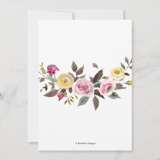 repetitie Waterverf van binnenste pasta's Aankondiging (Achterkant)