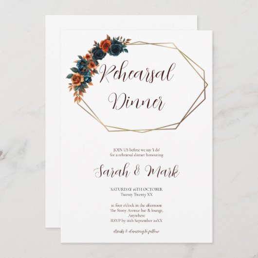 Repetitiediner Nodig Sjabloon uit Kaart (Voorkant / Achterkant)