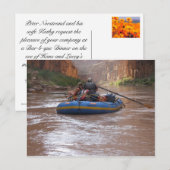 repetitief diner briefkaart (Voorkant / Achterkant)