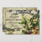 repetitief diner - geel zeevogel kaart (Voorkant / Achterkant)