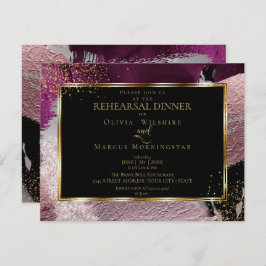 repetitief | Modern Shiney Bold Cassis Strokes Kaart