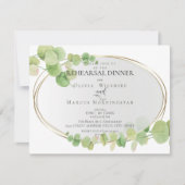 repetitief | Modern Springtime Eucalyptus Kaart (Voorkant)