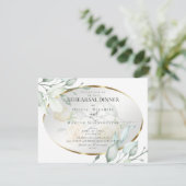 repetitief | Waterverf Ivory Yellow Blush Rozen Kaart (Staand voorkant)