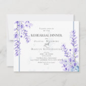 repetitief | Waterverf Lavender - Dusty Blue Flora Kaart (Voorkant)