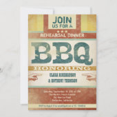 Repetitielendiner  BBQ-uitnodigingen Kaart (Voorkant)