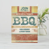 Repetitielendiner  BBQ-uitnodigingen Kaart (Staand voorkant)