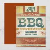 Repetitielendiner  BBQ-uitnodigingen Kaart (Voorkant / Achterkant)