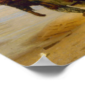 Repin - Barge - vrachtwagenchauffeurs op het vaste Poster (Hoek)