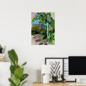 Repin - Berkenbomen op een zonnige dag Poster (Thuiskantoor)